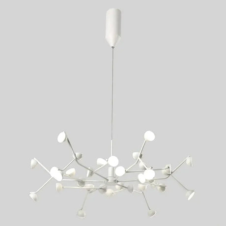 Josephine - Hanging Lamp Nordic Tree Branch iron Art Hanging Light 36 Heads White / White Lighting