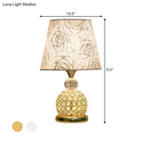 Julia - Modern Crystal Embedded Ball Bedroom Table Light