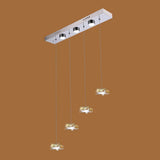 K9 Crystal Star Led Ceiling Light - Minimalist Stainless-Steel Pendant 4 / Amber