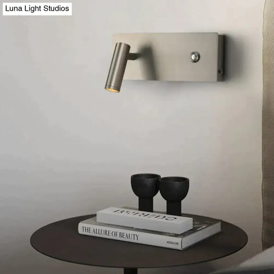 Kane | Nickel Led Dimmable Reading Wall Light Lamp