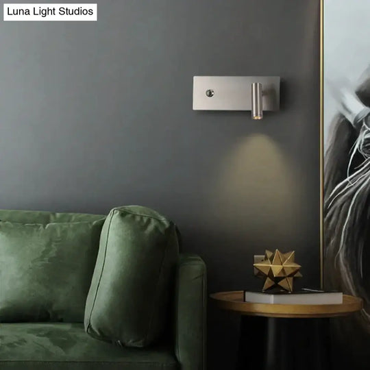 Kane | Nickel Led Dimmable Reading Wall Light Lamp