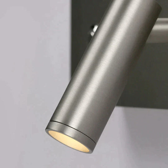 Kane | Nickel Led Dimmable Reading Wall Light Lamp