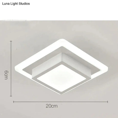 Kathleen - Acrylic Modern Led Ceiling Lights For Corridor Entrance Of Home Lamp Plafonnier Luminaria