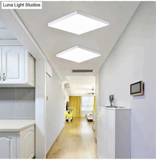 Lauren- Led Ceiling Light Acryl Alloy Modern Lamp Living Room Lighting Round & Square 3Cm Super