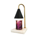 Léa - Mid-Century Cone Night Lamp: Sleek Metal Gooseneck Table Lighting With White