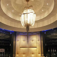 Led Aluminum Flow Chandelier Pendant Light Kit For Contemporary Living Room Gold / Small