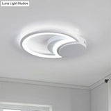 Led Bedroom Ceiling Light - 16’/19.5’/23.5’ Wide Circle Acrylic Shade In White/Black Warm/White