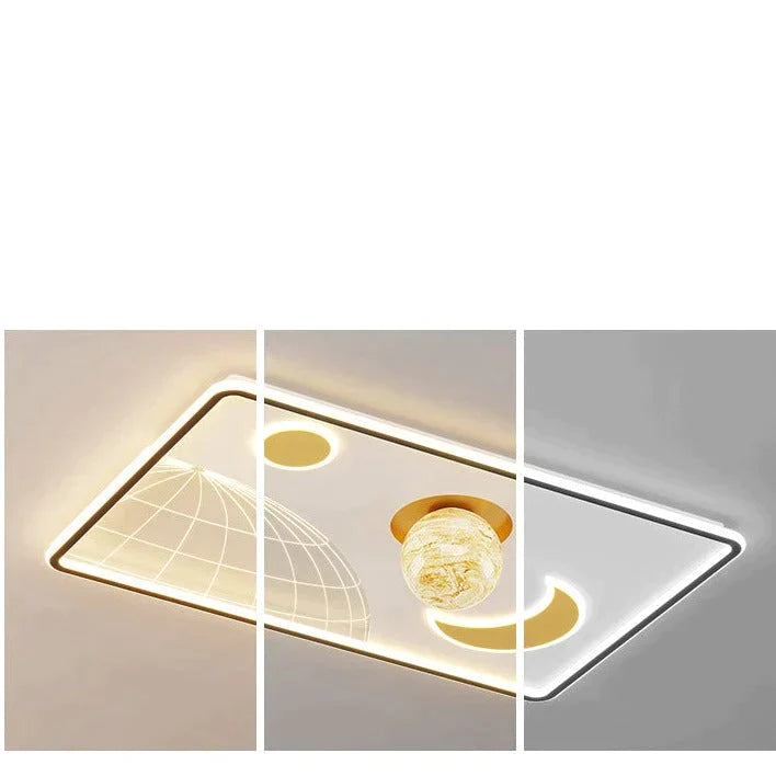 LED Ceiling Lamp Glass Living Room Lamp Dining Room Bedroom Modern Simple Lamp Ceiling
