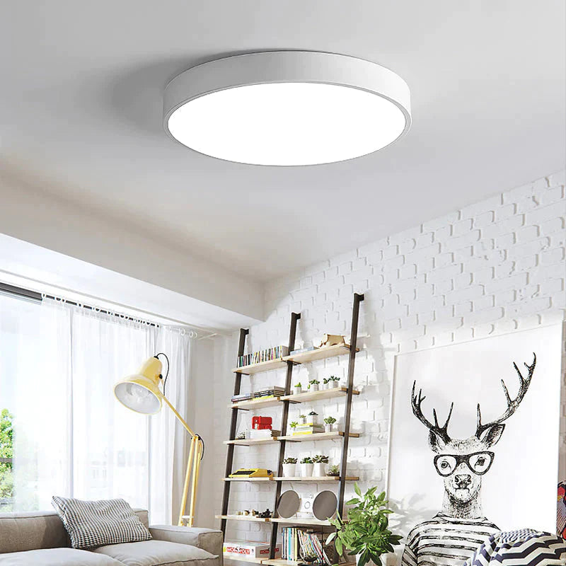 LED Deckenleuchte Moderne Panel Lampe Leuchte Oberflächenmontage Flush Fernbedienung