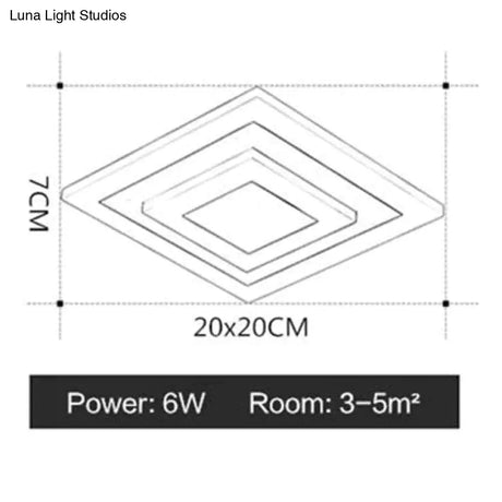 Led Ceiling Lights Lampara Techo Dormitorio Dimmable Surface Mount Flush For Kitchen Corridor