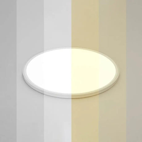 Led Ceiling Mount Fixture - Ultrathin & Simple Acrylic Flushmount Lighting In White / 23.5’