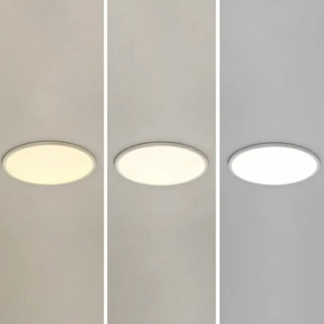 Led Ceiling Mount Fixture - Ultrathin & Simple Acrylic Flushmount Lighting In White / 31’ Third Gear