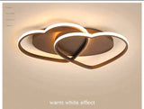 Led Chandelier Ceiling Lamp Modern Lighting Plafondlamp Heart-Shaped Light For Living Room Kidsroom