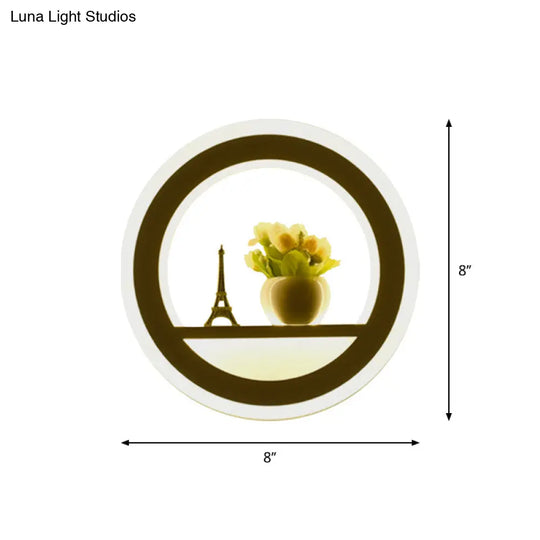 Led Cloud Wall Sconce In White For Simple Living Room Lighting