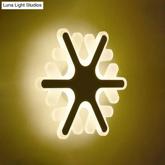 Led Cloud Wall Sconce In White For Simple Living Room Lighting