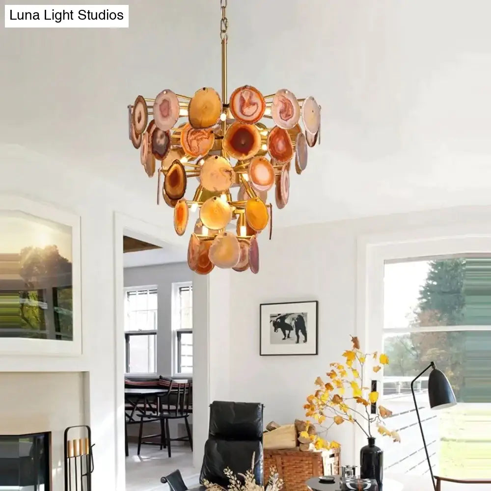 Led G9 Postmodern Iron Agate Designer Led Lamp Light.pendant Lights.pendant Lamp.pendant Light For