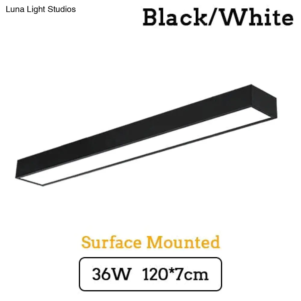 Led Modern Ceiling Light Lam Surface Mount Flush Panel Rectangle Lighting For Home And Commercial