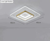 Led Modern Simple Circular Square Bedroom Dining Room Ceiling Lamp / Small White Light