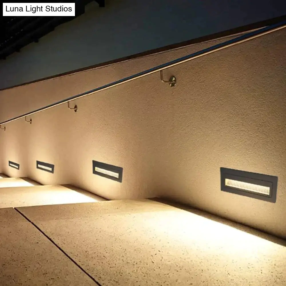 Led Stair Light Step Lights 6W Smd 210*60Mm Aluminum Outdoor Indoor Waterproof Embedded Staircase