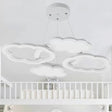 Lena’s Nordic Acrylic Cloud Led Bedroom Pendant - Warm/White Light White / Lighting