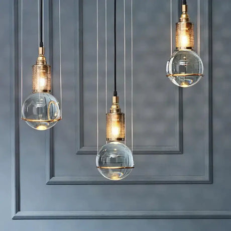 Light Home Stay Hotel Bedside Modern Minimalist Personality Window Crystal Glass Chandelier Pendant