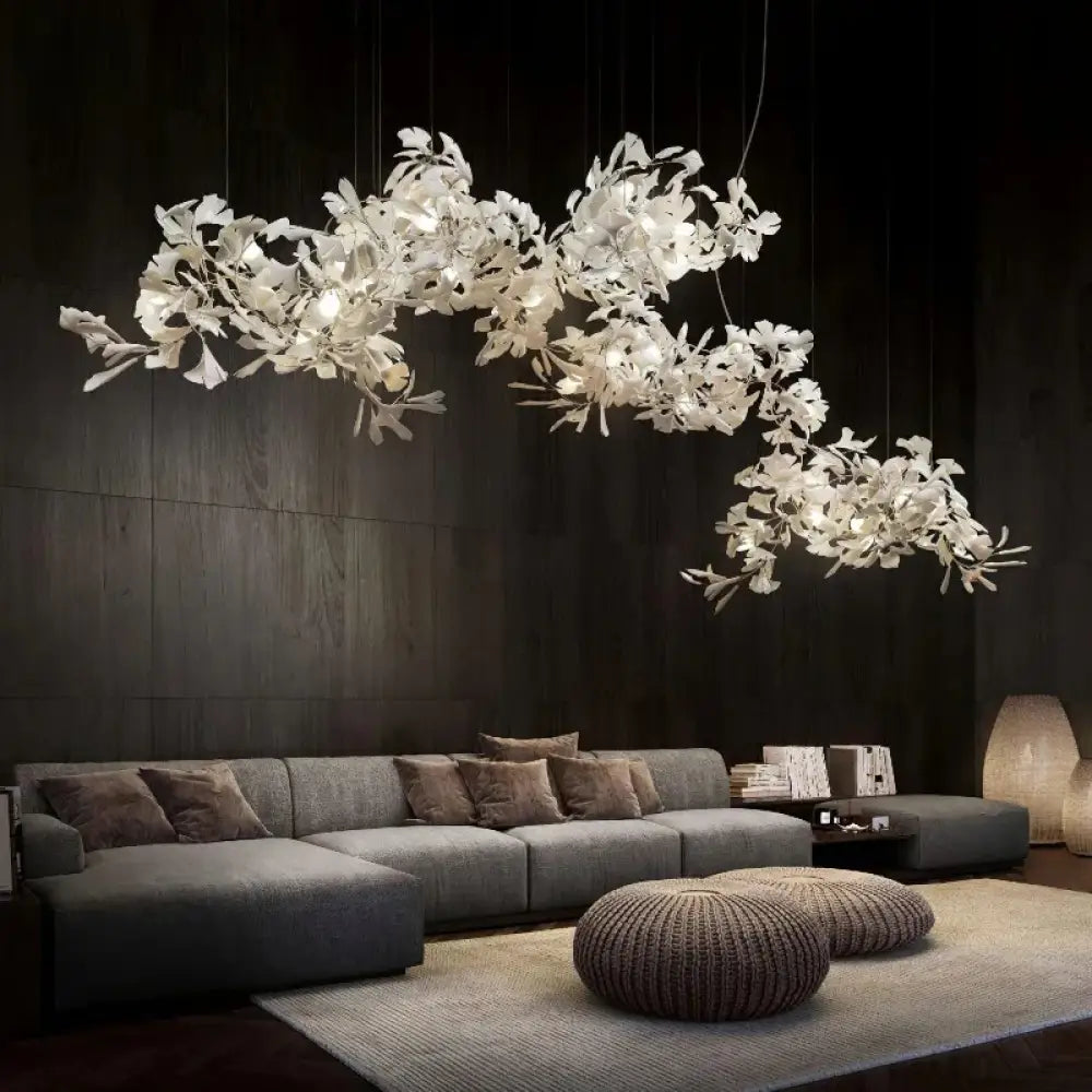Liora Luxury Duplex Chandelier – Modern Villa Staircase Lighting