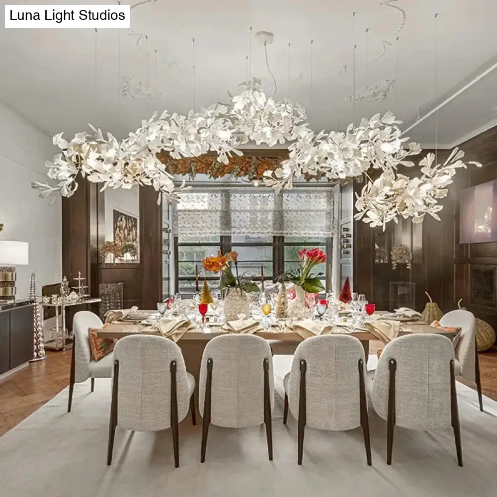 Liora Luxury Duplex Chandelier – Modern Villa Staircase Lighting
