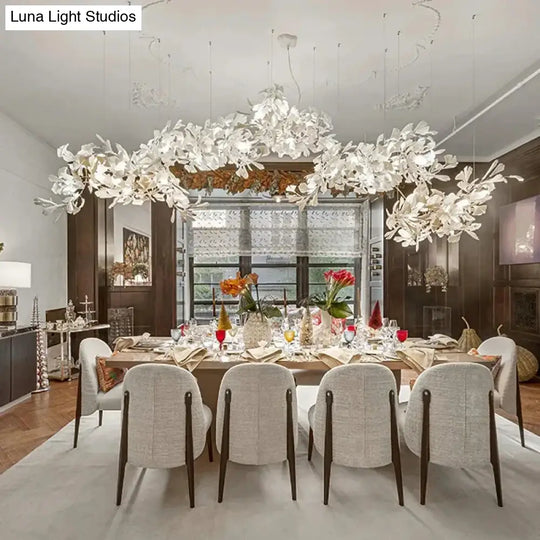 Liora Luxury Duplex Chandelier – Modern Villa Staircase Lighting