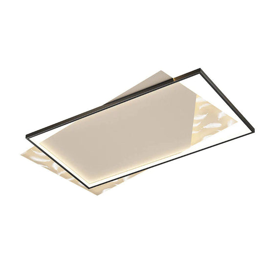 Wohnzimmer Lampe Led Licht Luxus Moderne Kreative Feder Decke Lampe Rechteckige Halle Lampe