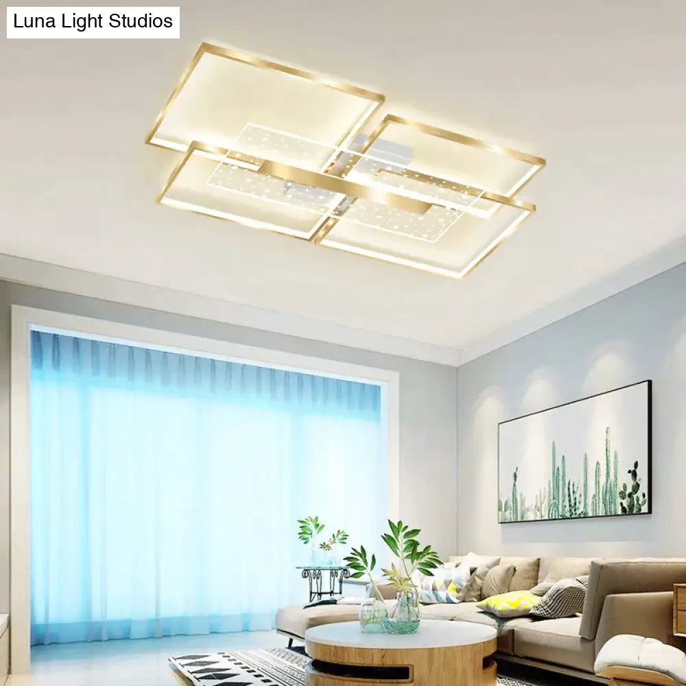 Living Room Lamp Star Ceiling Lamp Simple Modern Light Luxury Hall Lamp Creative Master Bedroom Room Lamp Ceiling