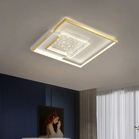 Wohnzimmerlampe Stern Deckenlampe Einfache Moderne Licht Luxus Flurlampe Kreative Master Schlafzimmer Zimmerlampe