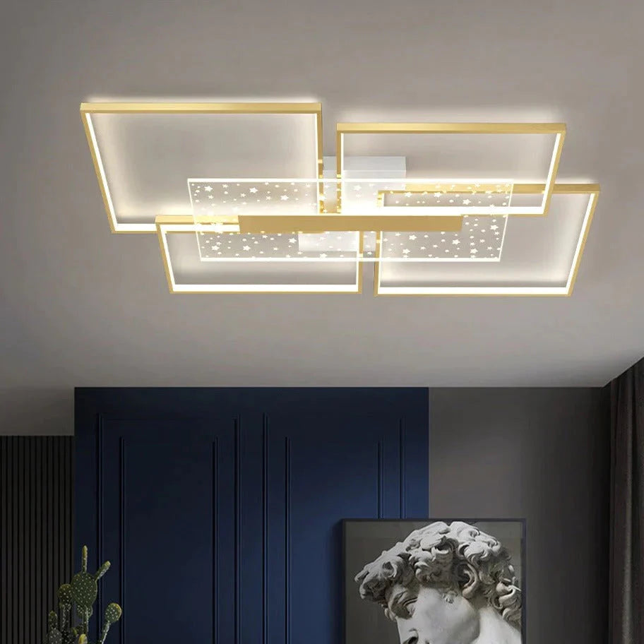 Wohnzimmerlampe Stern Deckenlampe Einfache Moderne Licht Luxus Flurlampe Kreative Master Schlafzimmer Zimmerlampe