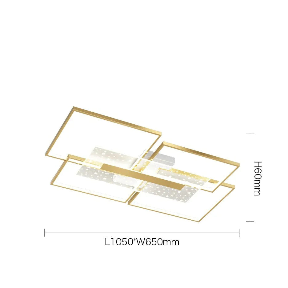 Wohnzimmerlampe Stern Deckenlampe Einfache Moderne Licht Luxus Flurlampe Kreative Master Schlafzimmer Zimmerlampe