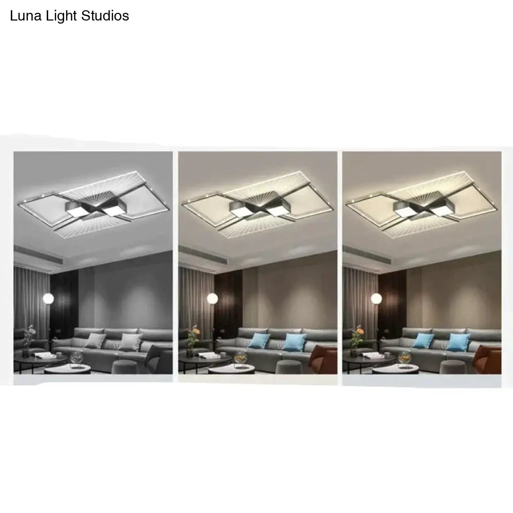 Living Room Led Lamp Modern Simple Atmosphere Bedroom Ceiling Lamp Ceiling