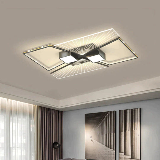 Living Room Led Lamp Modern Simple Atmosphere Bedroom Ceiling Lamp Ceiling