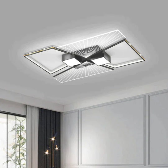 Living Room Led Lamp Modern Simple Atmosphere Bedroom Ceiling Lamp Ceiling