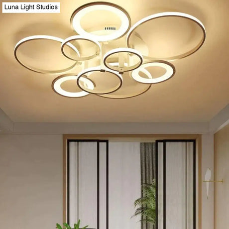 Living Room Led Pendant Lights Bedroom Simple Lamp Atmosphere Home Fashion Creative Personality