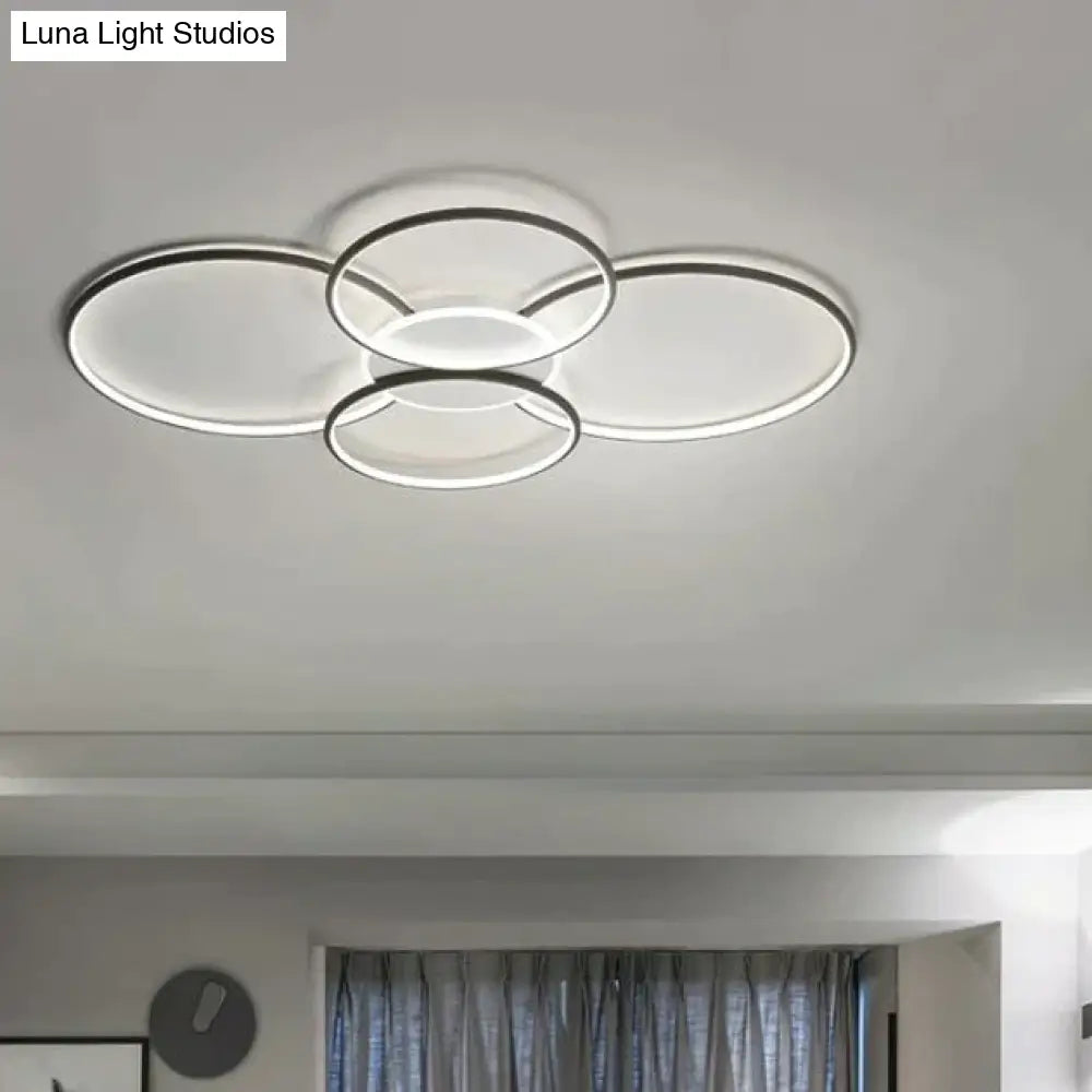 Living Room Main Lamp Atmospheric Hall Lamp Minimalist Circular Ring Indoor Lamp Ceiling Lamp Ceiling