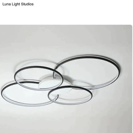Living Room Main Lamp Atmospheric Hall Lamp Minimalist Circular Ring Indoor Lamp Ceiling Lamp Ceiling