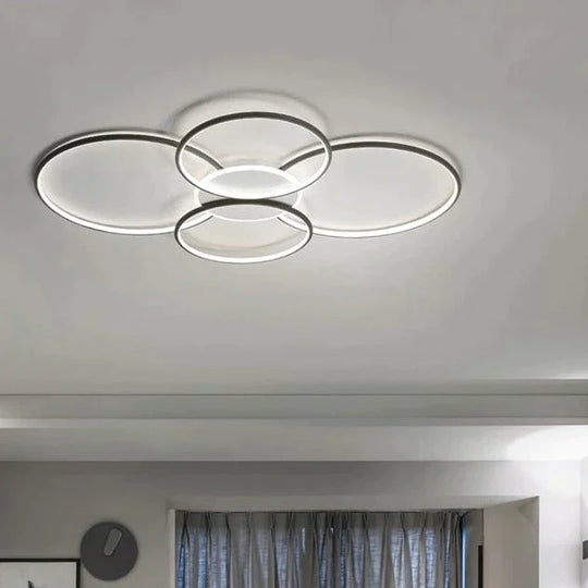 Living Room Main Lamp Atmospheric Hall Lamp Minimalist Circular Ring Indoor Lamp Ceiling Lamp Ceiling