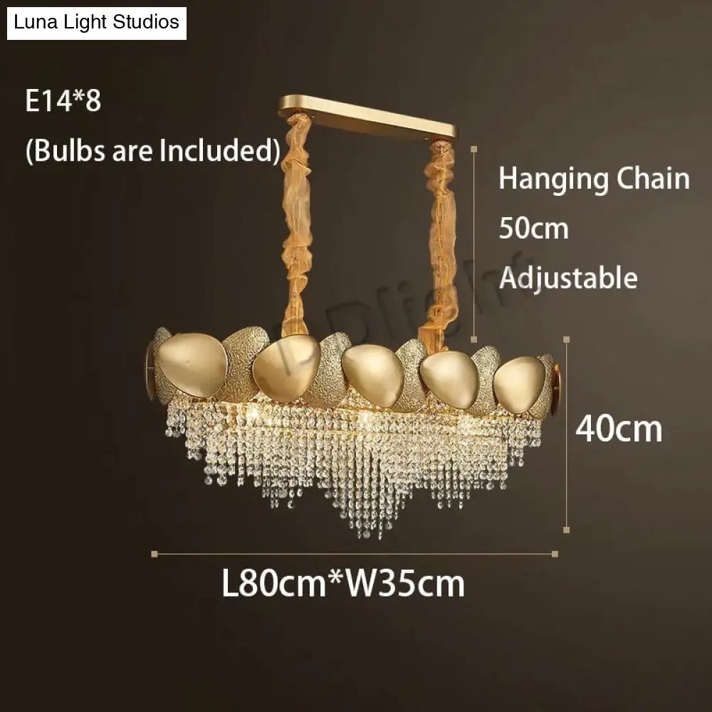 Lizzie - Crystal Luxury Tassels Led Ceiling Chandelier