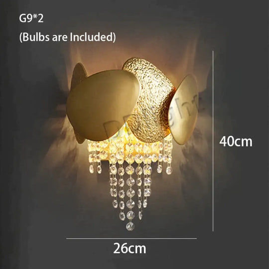 Lizzie - Crystal Luxury Tassels LED Ceiling Chandelier No Wall Lamp / Cold White