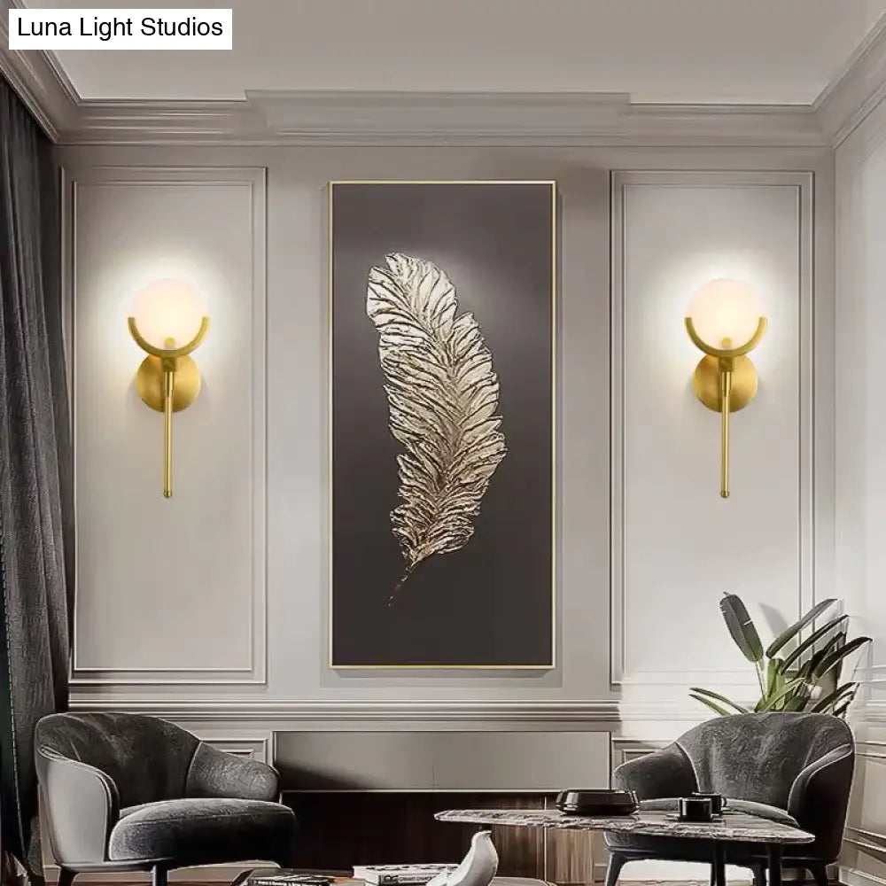 Luxury Bedside Aisle Bedroom All-Copper Wall Lamp Copper Lamps