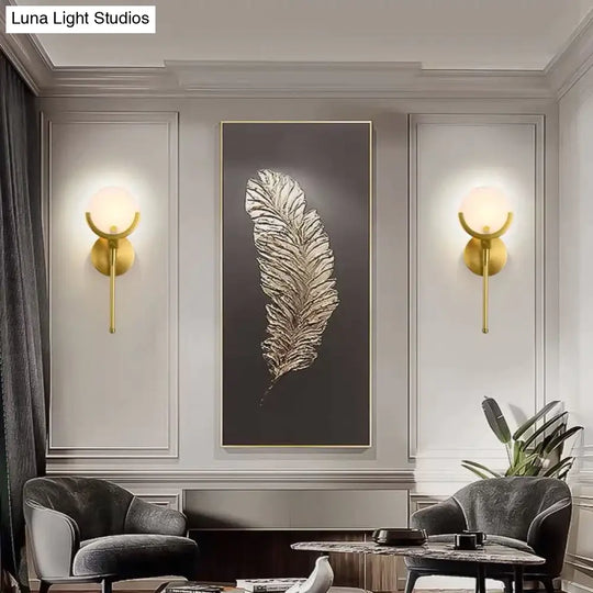 Luxury Bedside Aisle Bedroom All-Copper Wall Lamp Copper Lamps
