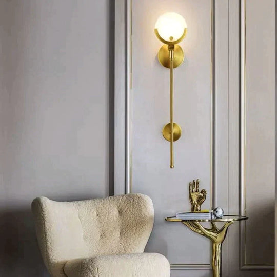 Luxury Bedside Aisle Bedroom All copper Wall Lamp Copper Wall Lamps