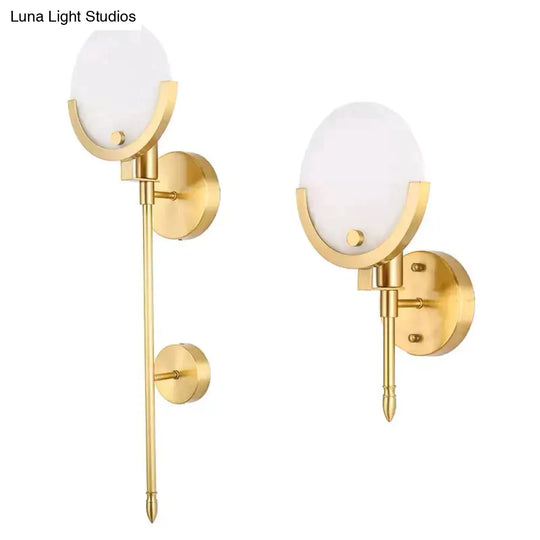 Luxury Bedside Aisle Bedroom All-Copper Wall Lamp Copper Lamps