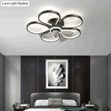 Luxury Ceiling Fan Lamp Bedroom Ultra-thin Quiet Restaurant Ceiling Lamp with Electric Fan Ceiling