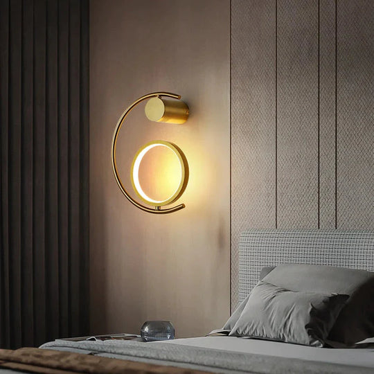 Luxuriöse, kreative LED-Nachttisch-Wandlampe