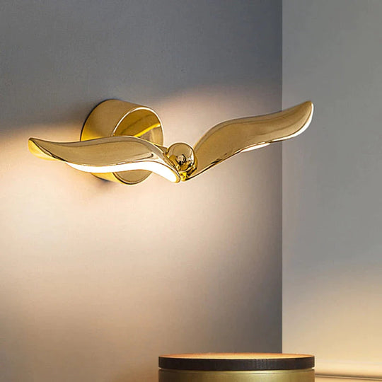 Luxuriöse minimalistische kreative Möwenwandlampe für Schlafzimmer Wohnzimmer Hintergrundwandleuchte