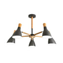 Macaron Half-Bottle Chandelier - Metallic Candy Colored Pendant Light For Nursery 5 / Grey